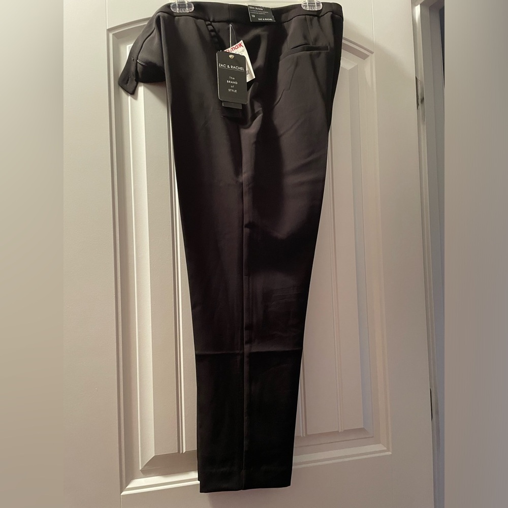 Zac & Rachel Black Dress Pants, size 12, NWT